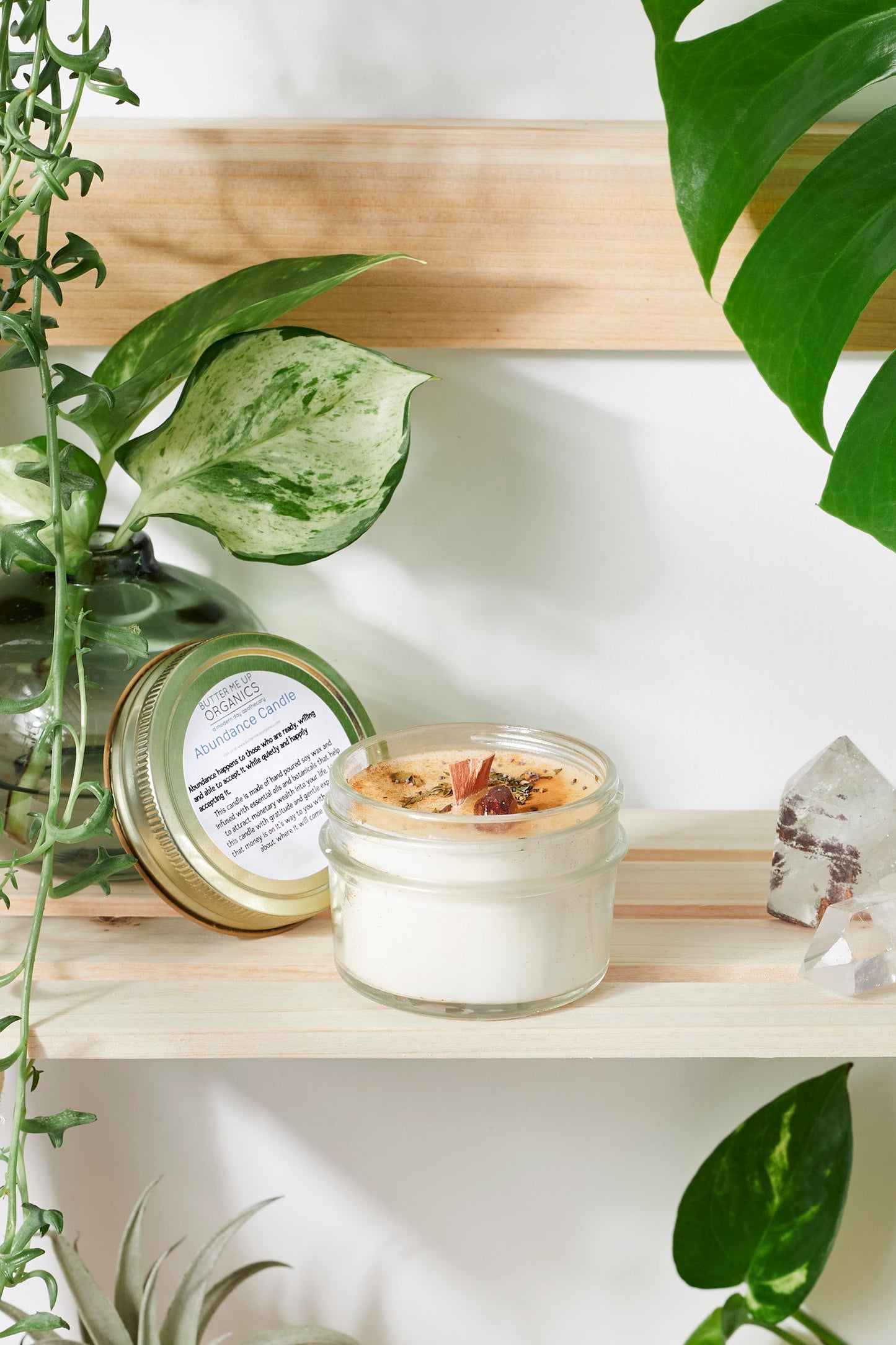 Abundance Ritual Candle – Hand-Poured Intention Candle