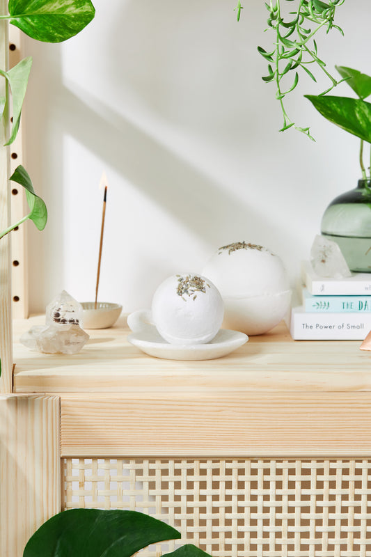 Organic Bath Bomb Calm - TWO SIZES Lavender