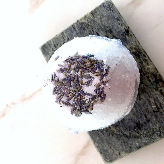 Organic Bath Bomb Calm - TWO SIZES Lavender