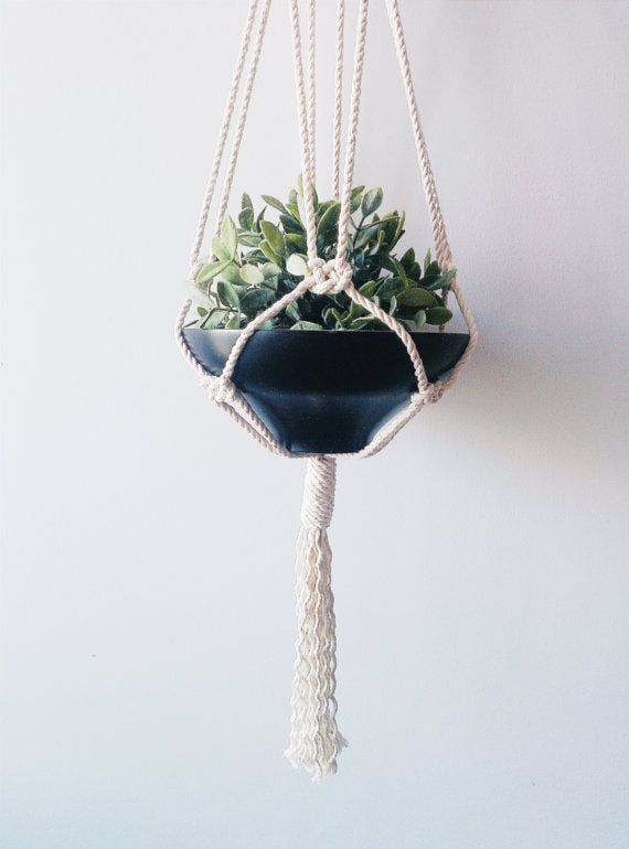 Macrame Hanging Planter – Stylish Plant Hanger